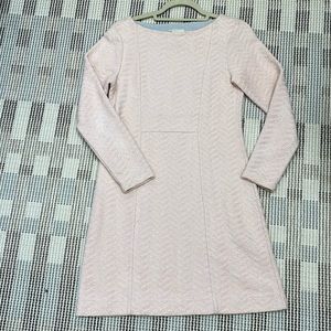 Anthropologie pink knit dress